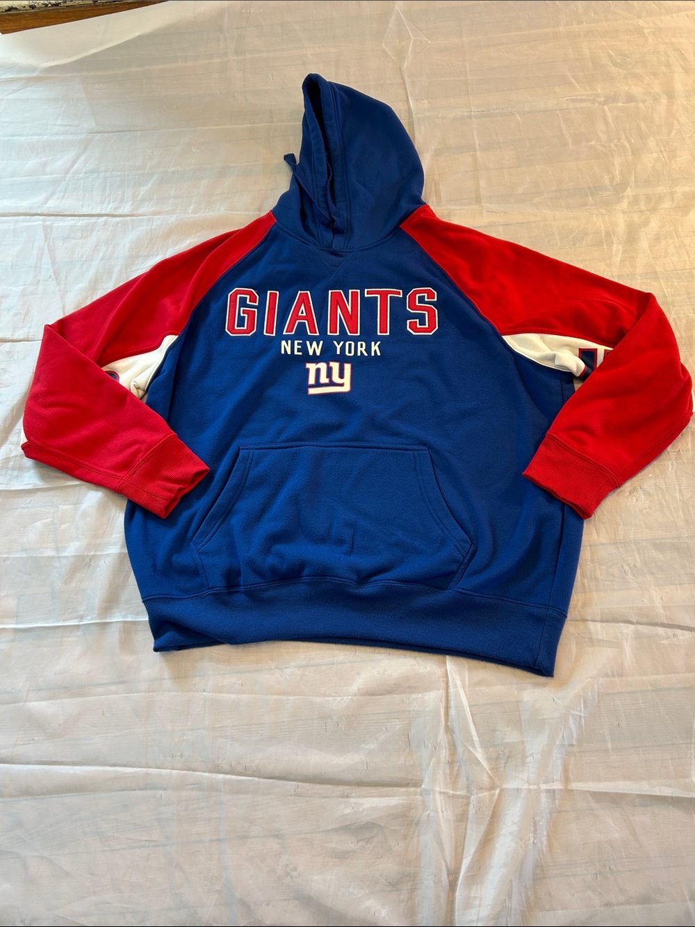 New York Giants Pullover Hoodie in Blue and Red
